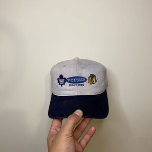 STARTER Gray and Navy Cap